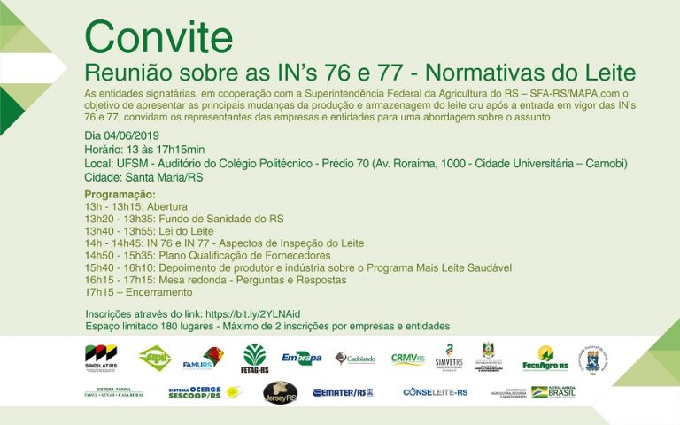 Santa Maria recebe debate sobre as INs 76 e 77