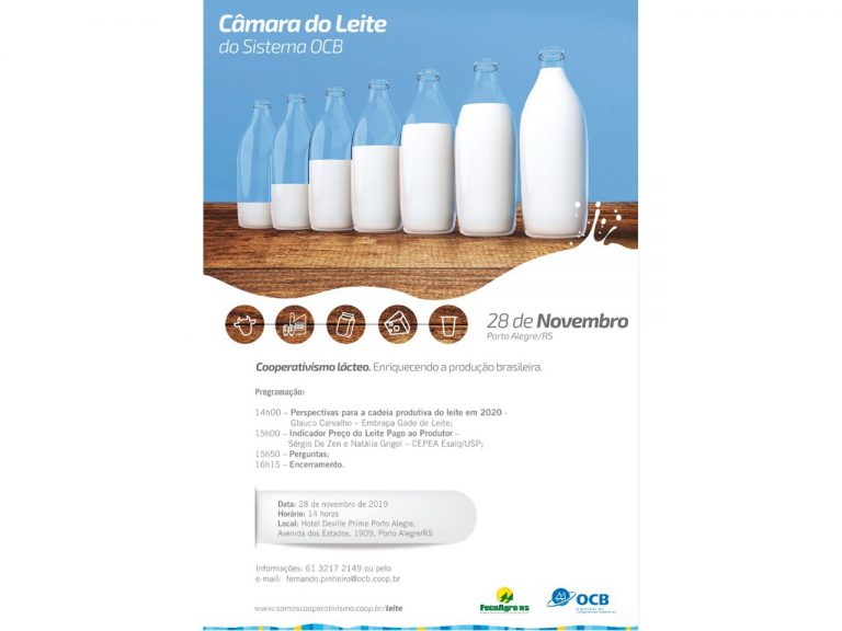 Perspectivas para a cadeia produtiva do leite é tema de encontro em Porto Alegre