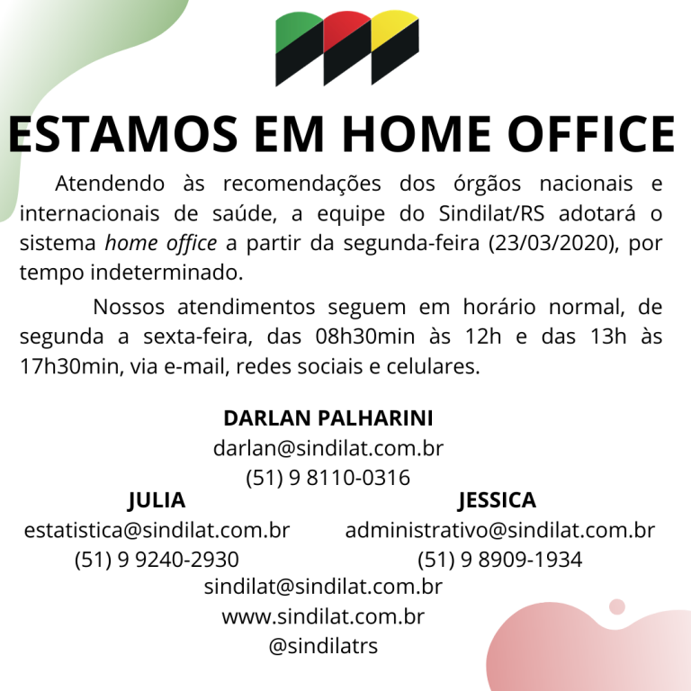 Estamos em Home Office