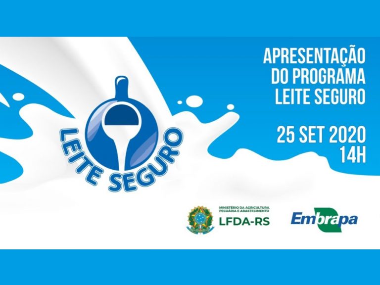 Série de lives irá apresentar Programa Leite Seguro