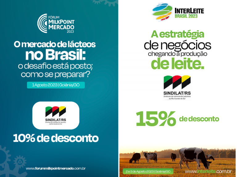 Associados Sindilat têm descontos para participar do 15º Milkpoint e do Interleite Brasil 2023