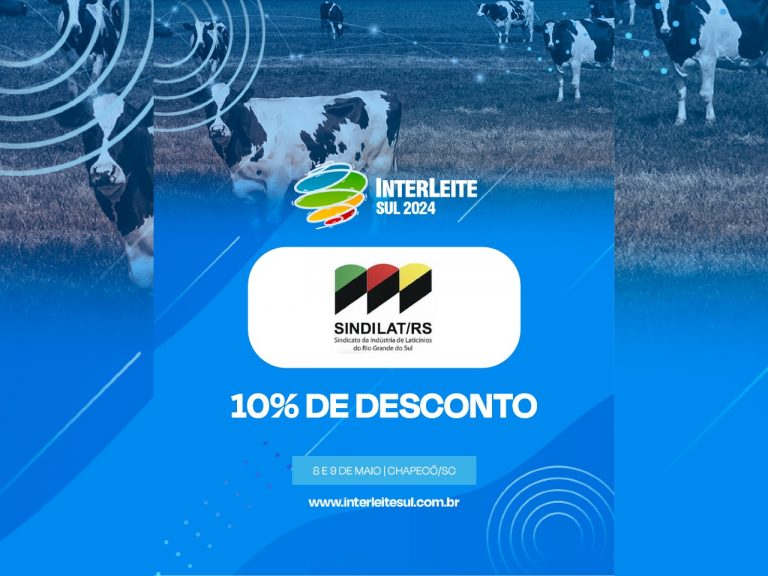 Associados do Sindilat/RS têm 10 % desconto para o Interleite Sul 2024