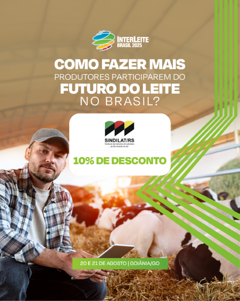 Associados do Sindilat/RS têm 10% de desconto no Fórum MilkPoint Mercado e no Interleite Brasil 2025