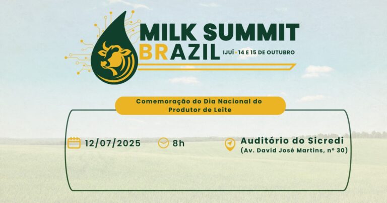 Programação oficial do Milk Summit Brazil 2025 será lançada no Dia Nacional do Produtor de Leite