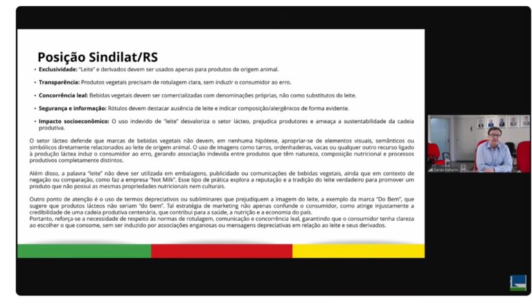 Sindilat apoia exclusividade do termo “leite” para produtos de origem animal