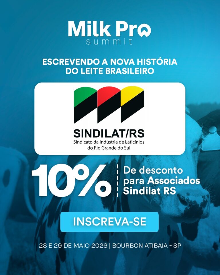 Milk Pro Summit 2026: Associados do Sindilat têm 10% de desconto