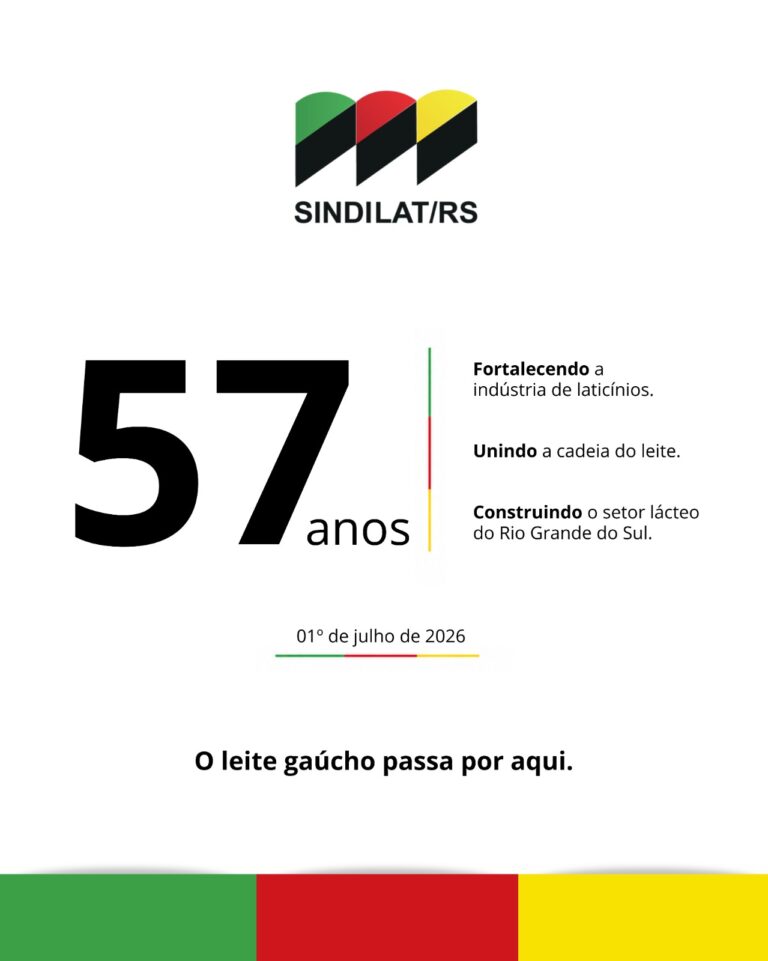 Sindilat celebra 57 anos fortalecendo a cadeia láctea gaúcha e construindo o futuro do setor